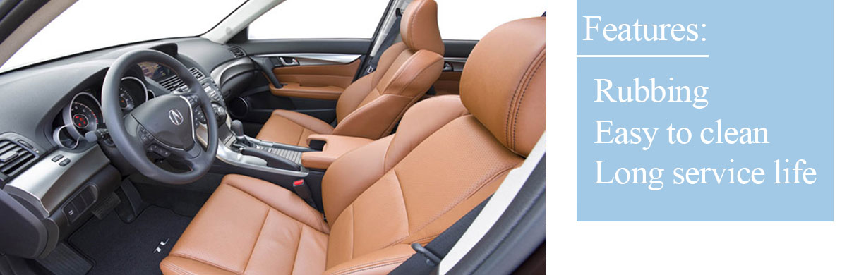 Application of silicone leather automotive interior 