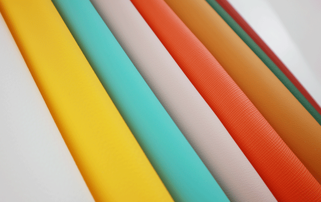 Silicone leather color card